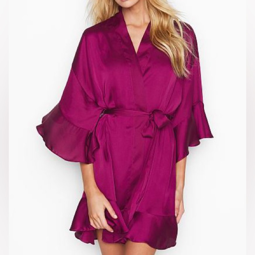 Victoria’s secret | Satin Ruffle Robe - Picture 3 of 8